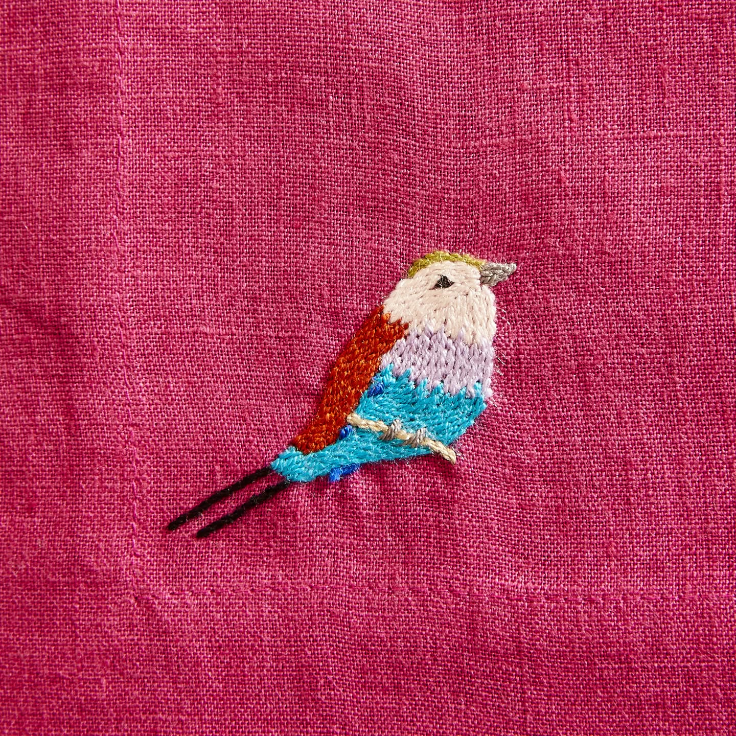 Lilac Breasted Roller Pomegranate Napkin Set - Image 4